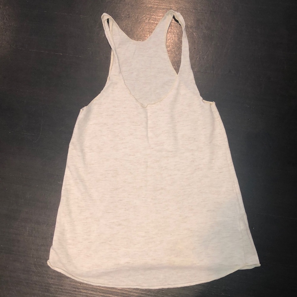 American apparel cream tank